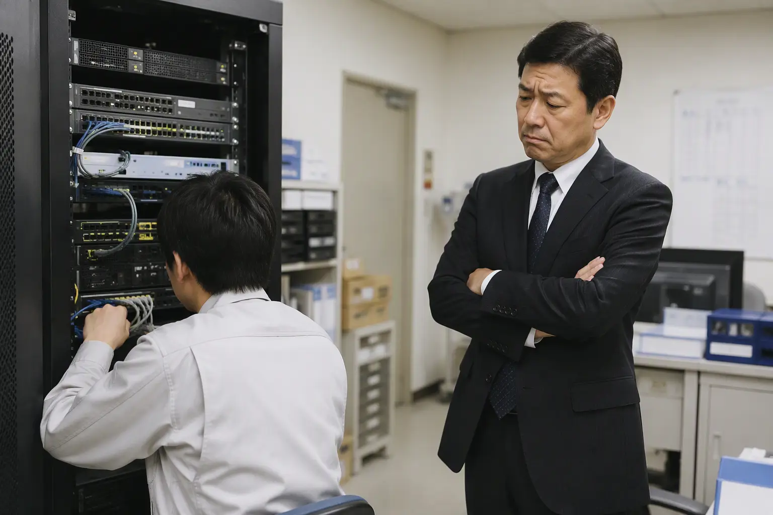 ネットワーク担当が不足している